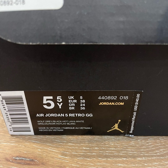 Women’s Air Jordan 5 Retro GG - Picture 5 of 5